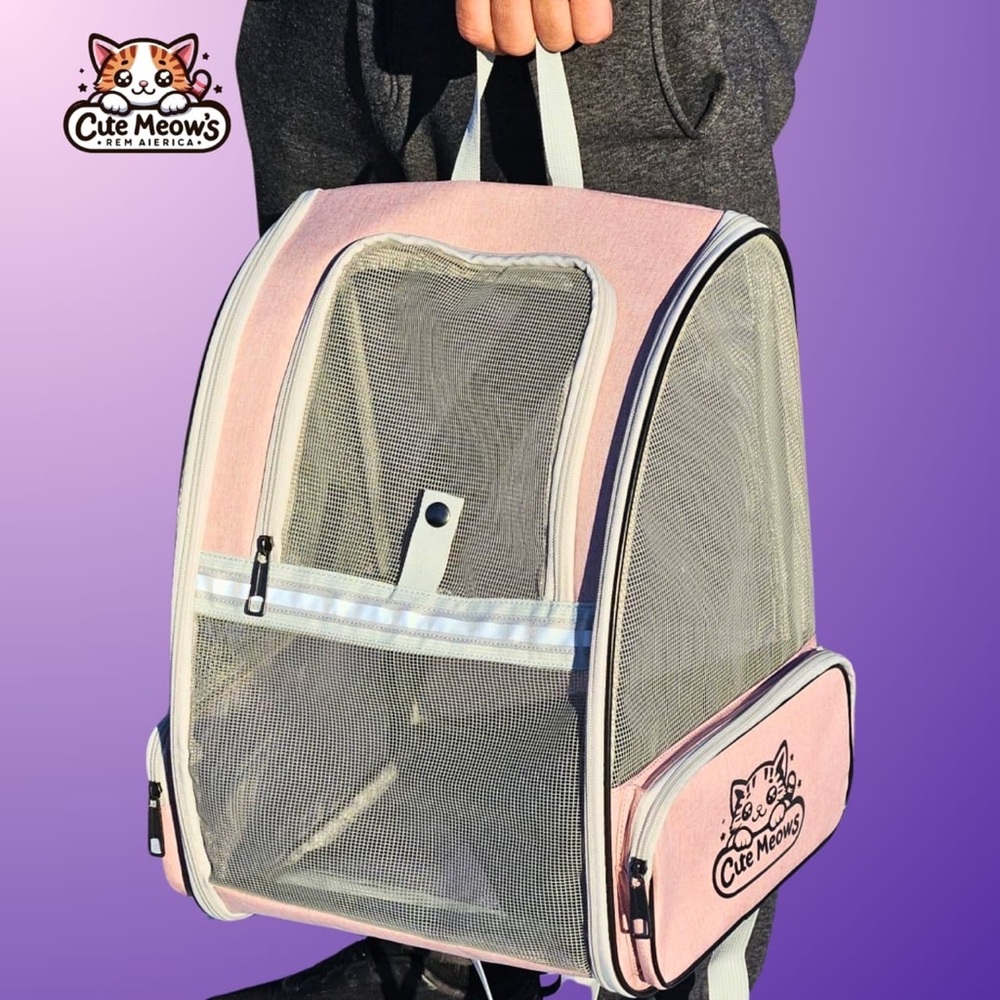 Pink Cat Backpack Carrier